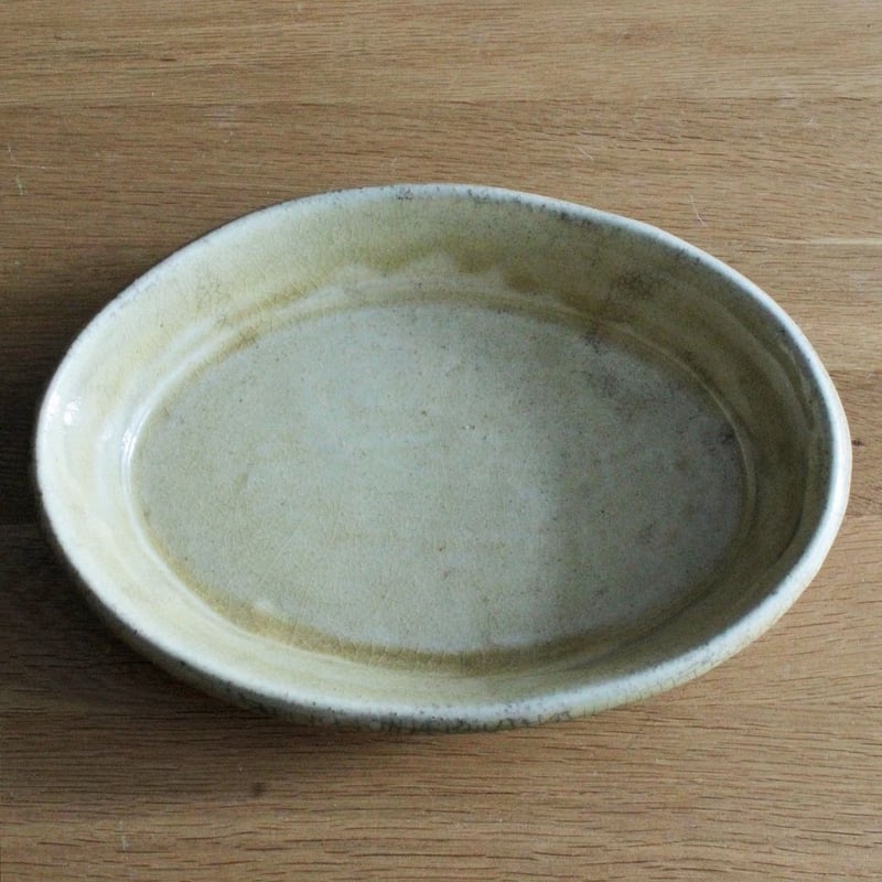 山田洋次 黄釉 オーバルオーブンディッシュ | MARKUS