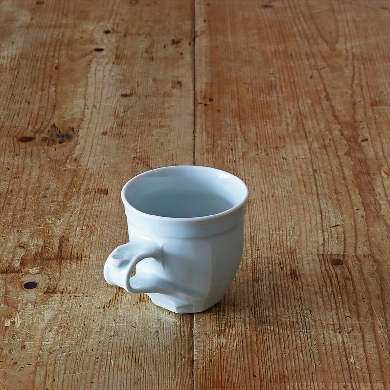 白磁工房（石飛 勲） 面取りマグカップ 白 | MARKUS