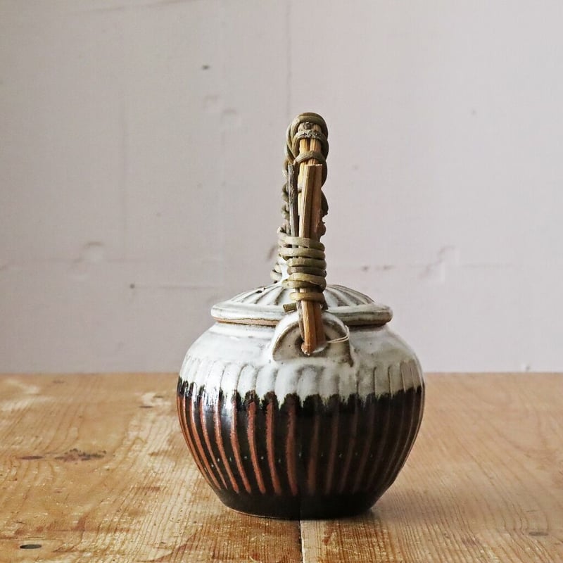 俊彦窯 清水俊彦 しのぎ土瓶 掛分け | MARKUS