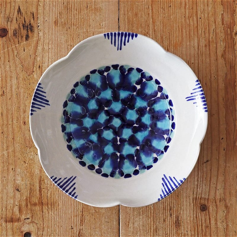 陶器工房 壹 染付花点紋7寸鉢 | MARKUS