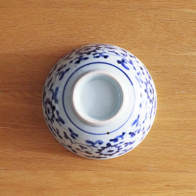 砥部焼 中田窯 5寸どんぶり 花唐草 | MARKUS