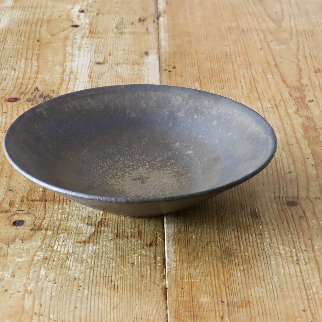 鈴木 史子 平鉢（大）黒 | MARKUS