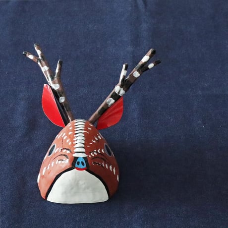 鹿面　小 （愛媛 宇和島の郷土玩具）