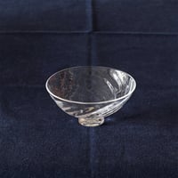 河上 智美　ひねり高台鉢　クリア