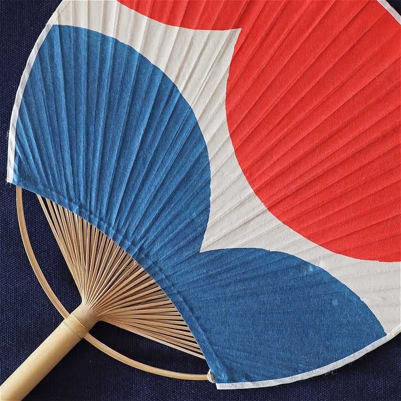 石北 有美 型染め団扇 花 | MARKUS