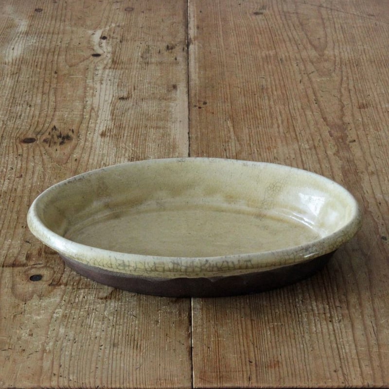 山田洋次 黄釉 オーバルオーブンディッシュ | MARKUS