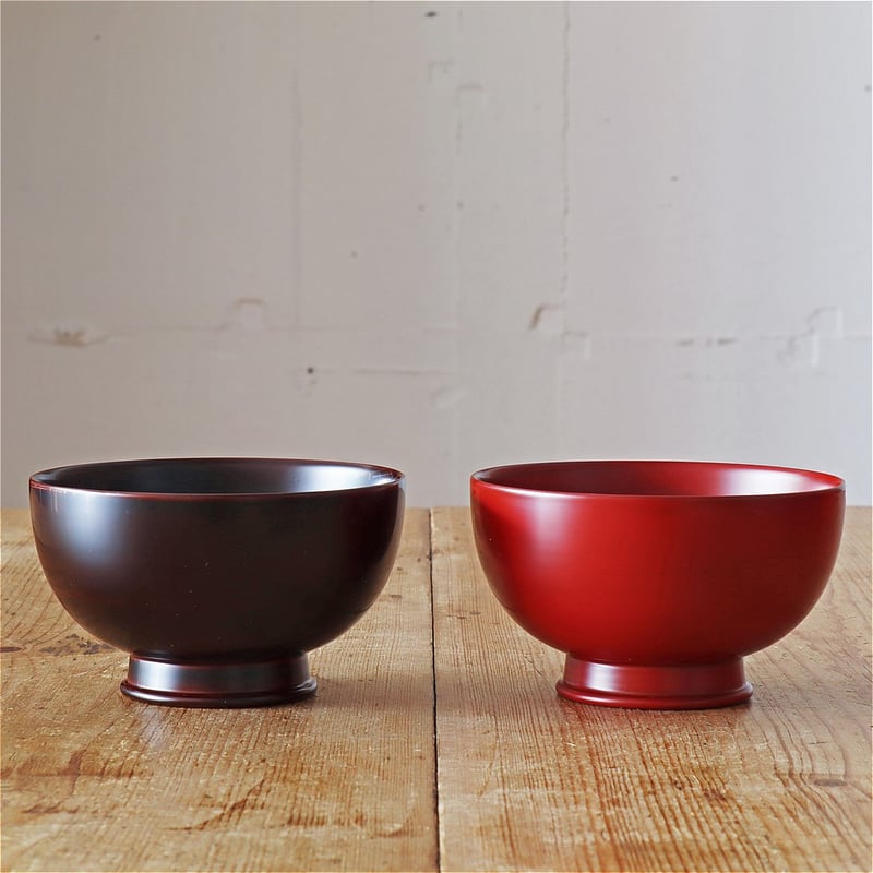 安比塗 岸田奈津希 玉縁高台椀 溜 | MARKUS