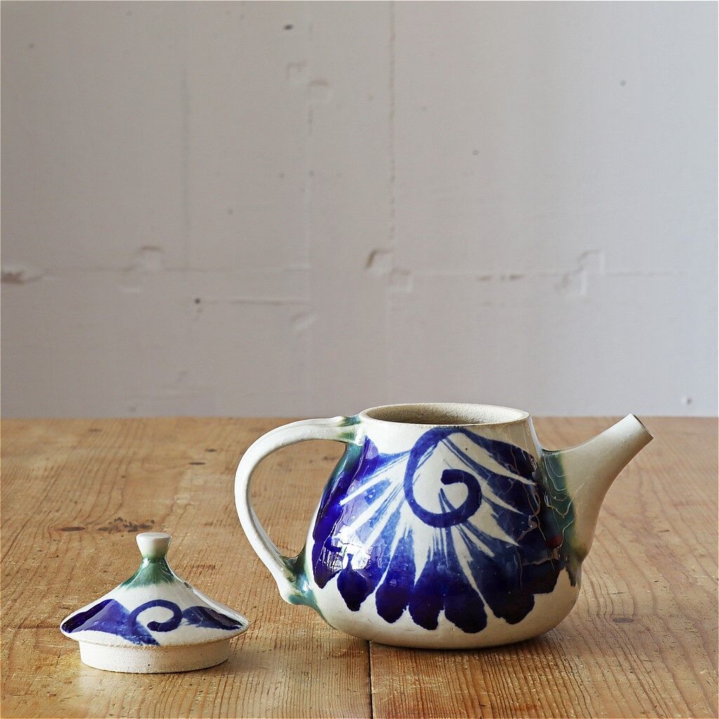 やちむん 陶器工房 壹　壹岐幸二 染付ポット 2個セット 陶器工房 壹 染付ポット | MARKUS