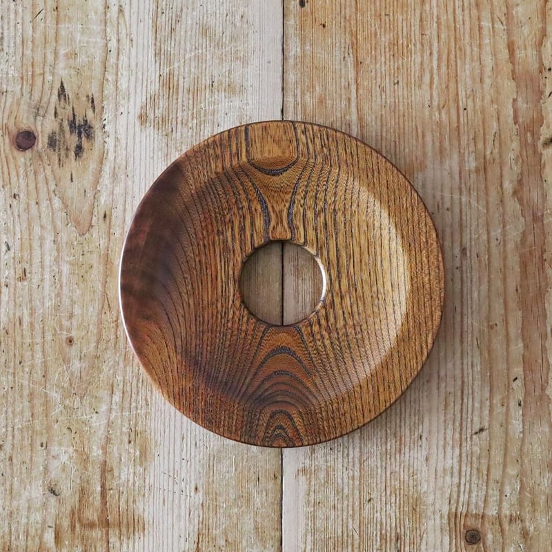 森山ロクロ工作所 欅 鍋敷き 拭漆 | MARKUS 