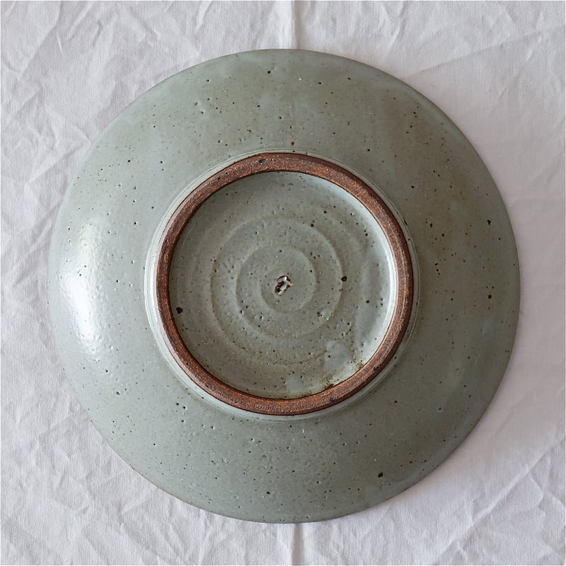 新品 島岡達三 地柚象嵌 縄文楕円組皿 島岡 桂 地釉 縄文象嵌