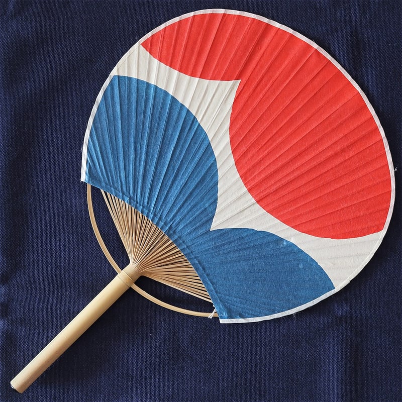 石北 有美 型染め団扇 花 | MARKUS