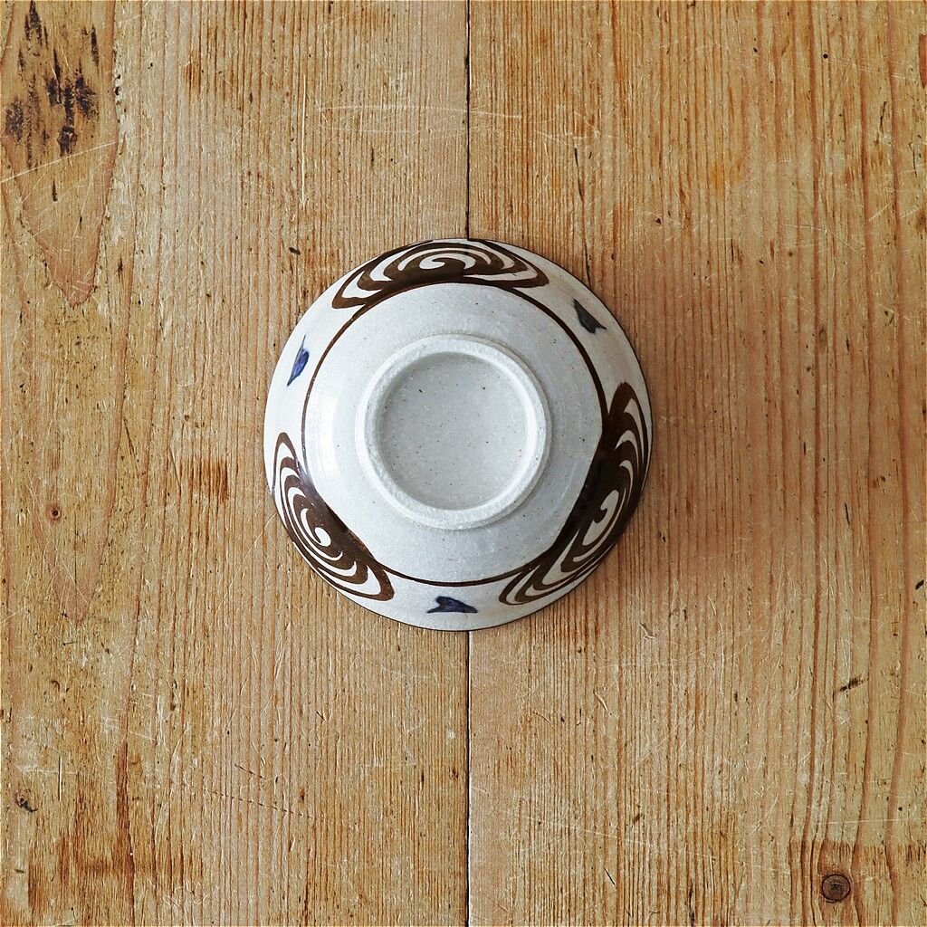 瀬戸本業窯 馬の目 飯碗 茶（鉄） | MARKUS