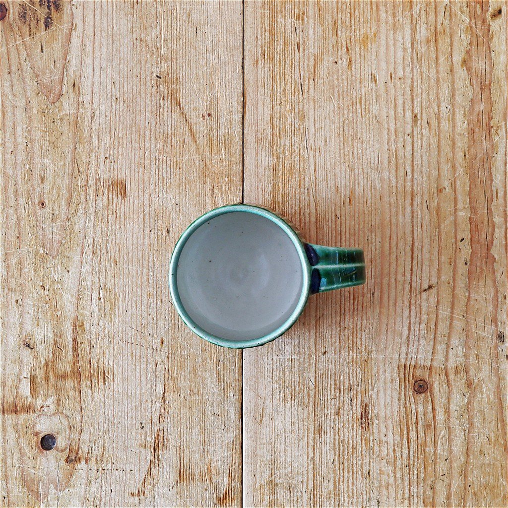 宋艸窯（竹之内 琢） マグカップ 緑 | MARKUS