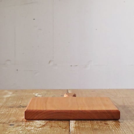 woodpecker　山桜のカッティングボード　角