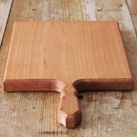 woodpecker　山桜のカッティングボード　角