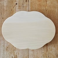 woodpecker　いちょうの木のまな板　雲形 L