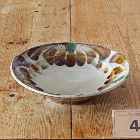 キマノ陶器　8寸皿　④