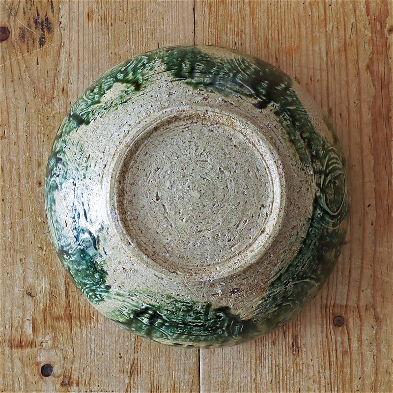 岡本芳久 緑釉 大鉢 | MARKUS