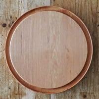 森山ロクロ工作所　欅 パン切り台 9寸 木地