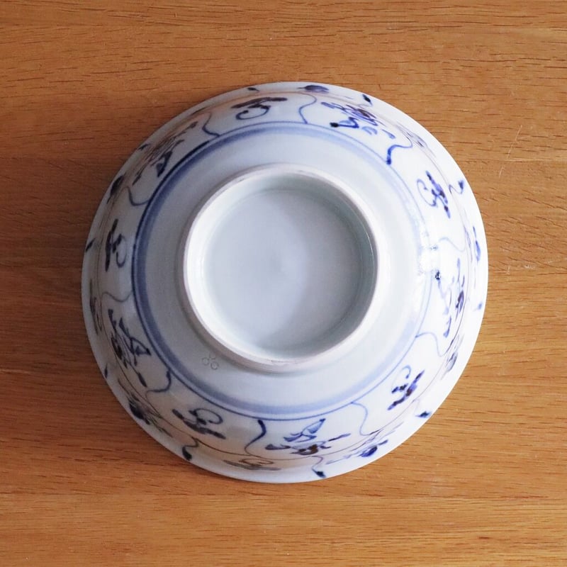 砥部焼 中田窯 6.5寸どんぶり なずな | MARKUS