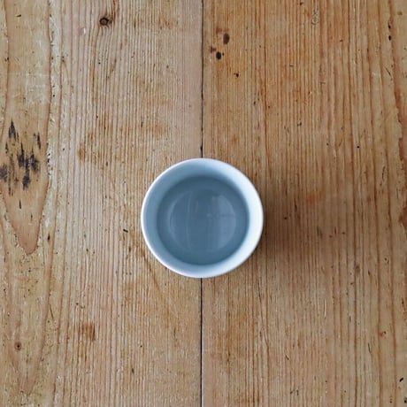 白磁工房（石飛 勲）　しのぎ湯吞み　白
