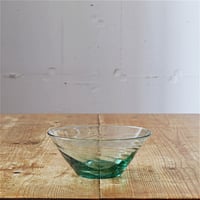 ヒライワアイコ　広口フリーボウル　浅葱