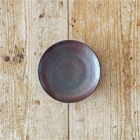田中 大喜　鉄赤釉 平皿　小