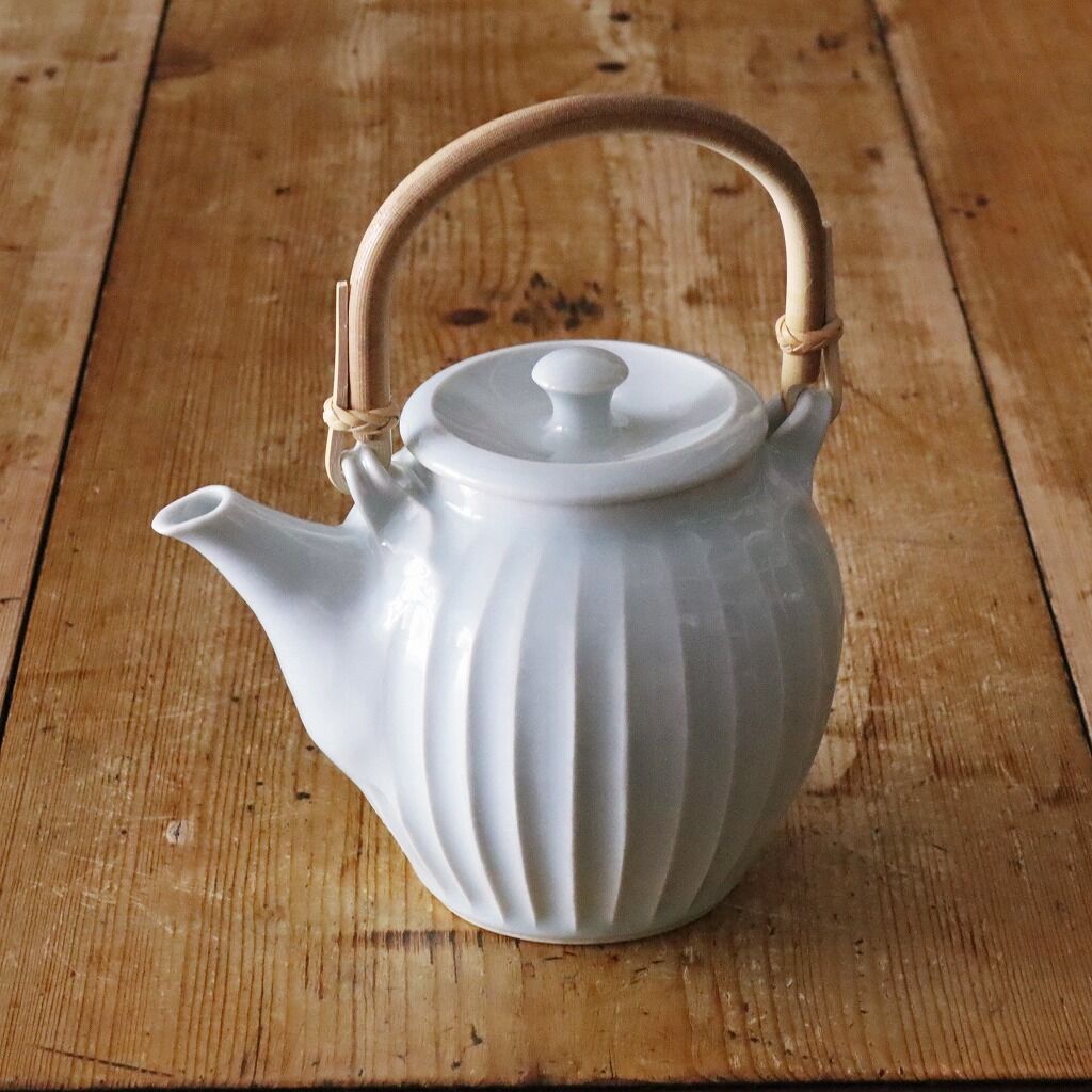 白磁筒描土瓶〕勝久 【公式通販】