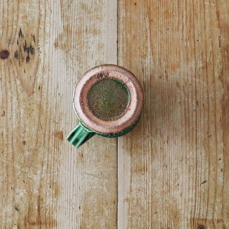 宋艸窯（竹之内 琢） マグカップ 緑 | MARKUS