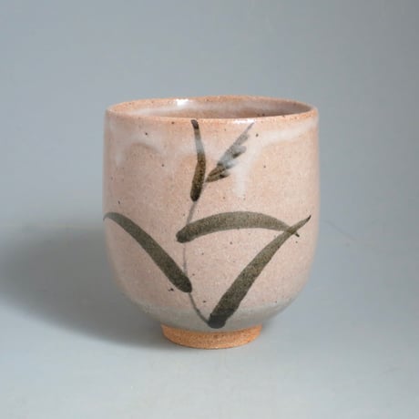 骨董　中里太郎右衛門　絵唐津　湯呑４個　 ５０年ほど前 骨董 中里太郎右衛門 絵唐津 湯呑4個 50年ほど前 中里太郎