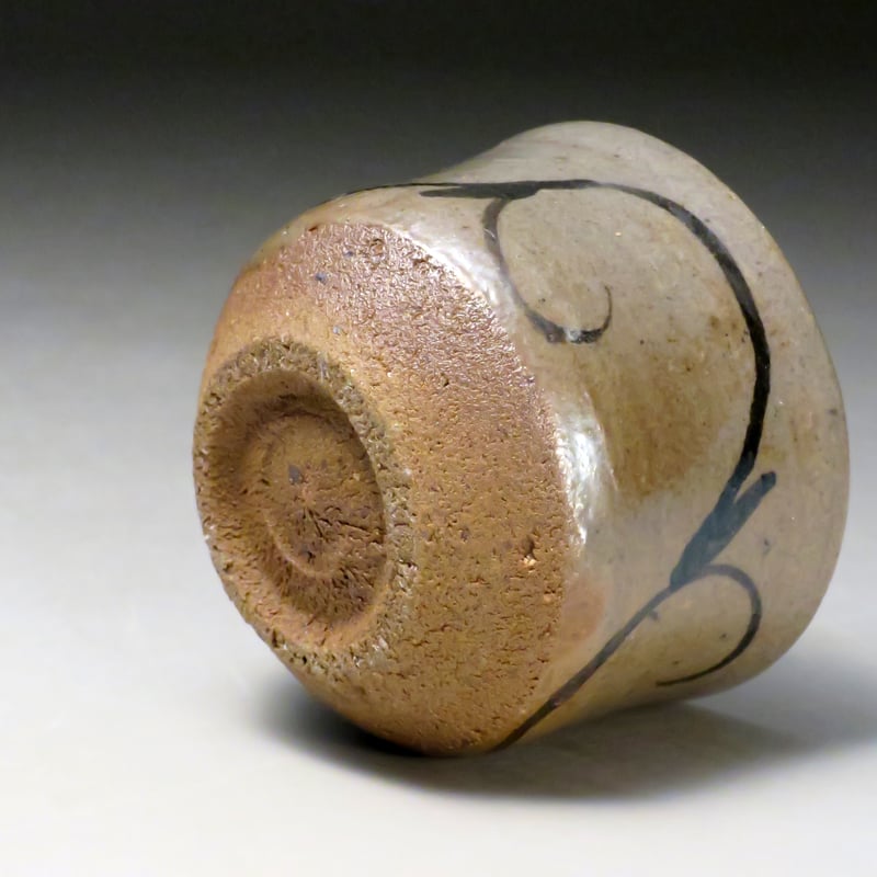 十三代 中里太郎右衛門 作 絵唐津 水指 共箱 未使用(ZE536) 十三代 中里太郎右衛門 作 絵唐津 水指 共箱 未使用(ZE536)