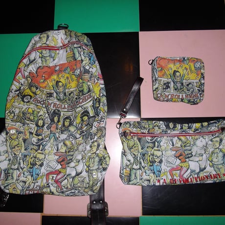 RAMONES  BANDANA REMAKE BACKPACK