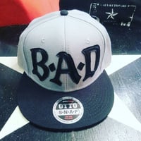 BIG AUDIO DYNAMITE /B・A・D flat visor cap/GREY×BLACK