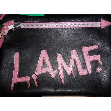 LAMF LEATHER CLUTCH BAG