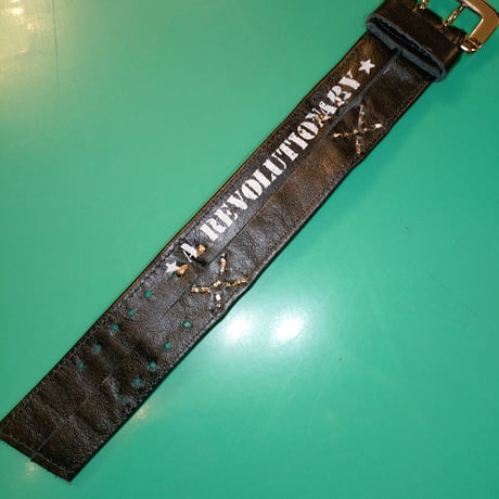 スカルスタッズ リストバンド レッドストーン