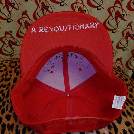 BIG AUDIO DYNAMITE/B.A.D flat visor cap  赤✕黒