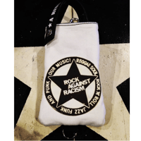 ROCK AGAINST RACISM/mobileholder SILVER PARTS