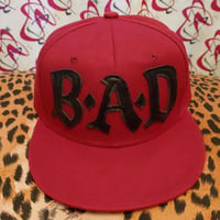 BIG AUDIO DYNAMITE/B.A.D flat visor cap WINE RED