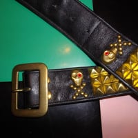 SKULL　PYRAMIDBELT/GOLD