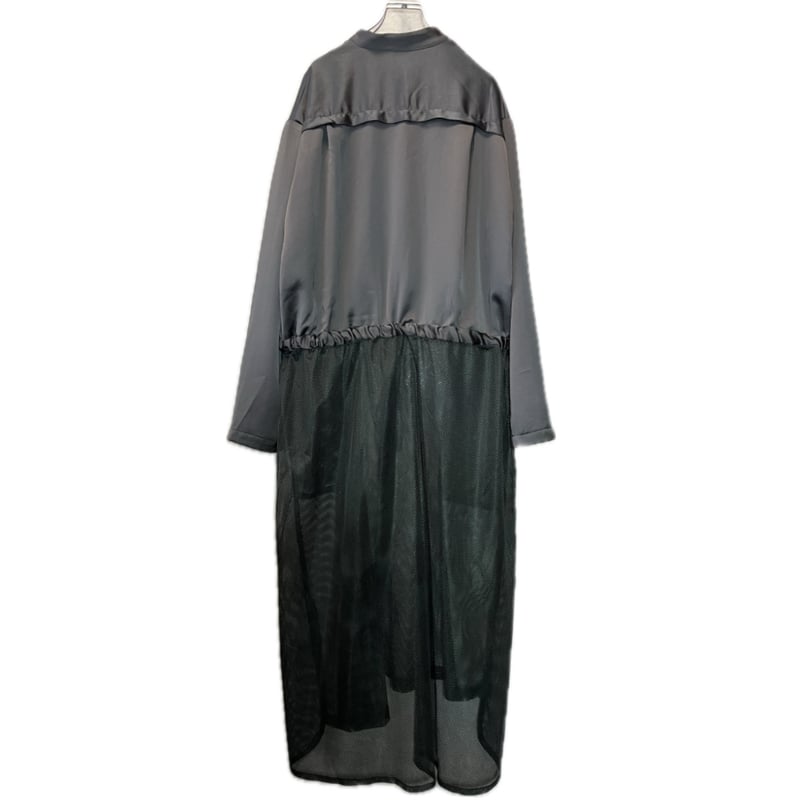50S-60S ヴィンテージファブリック切り替え サテンリブジャケット 50S-60S ヴィンテージファブリック切り替え サテンリブ