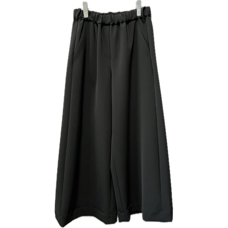 ason ブラックワイドレッグパンツ as on adidas Originals - 新品◇adidas◇黒3XL◇サテンワイドレッグ