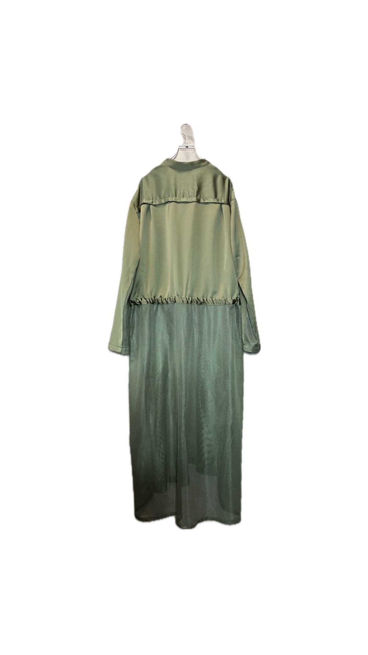 ヴィンテージサテン切替ワンピース | Arnev