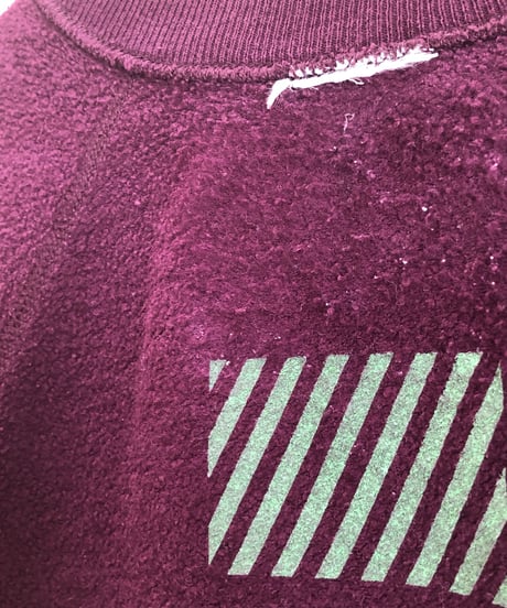 VINTAGE RAGLAN SWEAT SHIRTS  Plum
