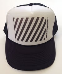 TRUCKER mesh CAP "SLASH" (Black)