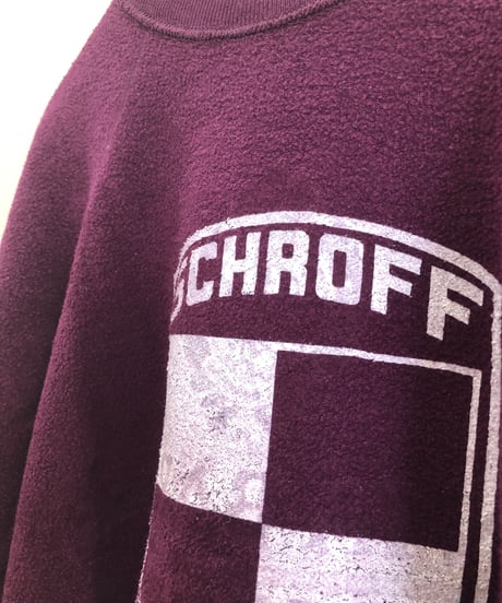 VINTAGE RAGLAN SWEAT SHIRTS  Plum