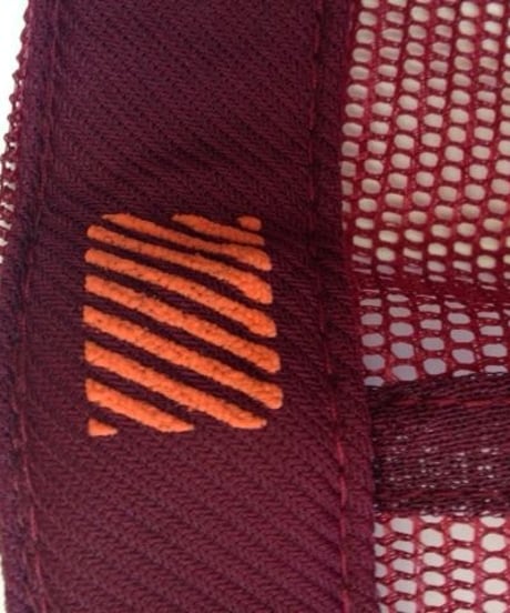 TRUCKER mesh CAP  "Classic Patch"  （Burgundy）