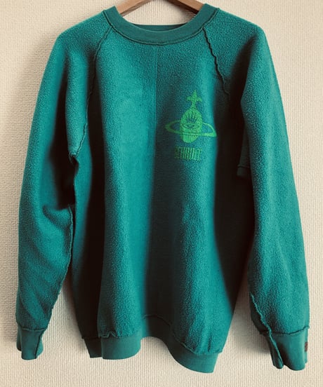 Vintage raglan sweat shirts    lt green