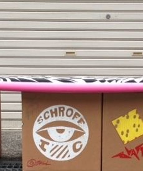 5'11" Circa80's HIGH  PERFORMANCE  "Abby" Air brushed & Hand shaped by Peter Schroff