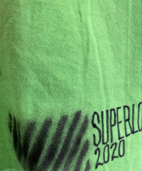 STENCILED "DORA" TEE (Kiwi)M
