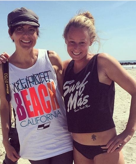 "VENICE BEACH"  Tank Top-Shirts  （White）